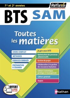 Couverture_BTS SAM, support à l'action managériale, 1re et 2e années