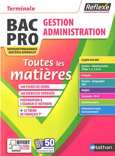 Front cover_Gestion administration, bac pro terminale