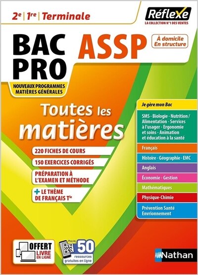 Front cover_Bac pro ASSP, à domicile, en structure, 2e, 1re, terminale