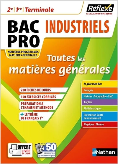 Front cover_Bac pro industriels 2de, 1re, terminale