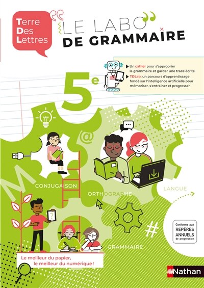 Front cover_Le labo de grammaire 5e