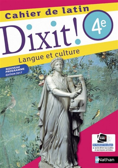 Front cover_Dixit ! 4e, cahier de latin 2017