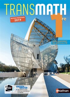Front cover_Transmath 1re enseignement de spécialité : nouveau programme 2019