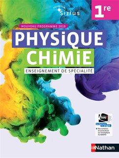 Front cover_Physique chimie 1re enseignement de spécialité : nouveau programme 2019