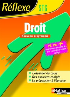 Couverture_Droit STG : nouveau programme