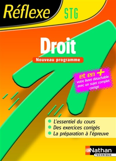 Couverture_Droit STG : nouveau programme