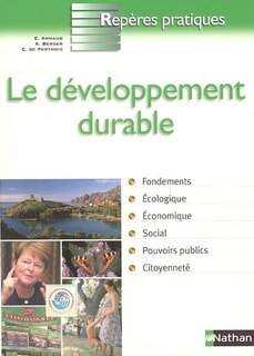Front cover_Le développement durable