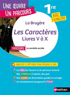 Front cover_La Bruyère, Les caractères, livres V à X