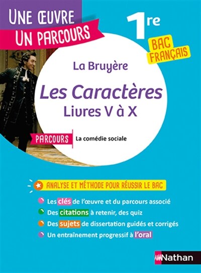 Front cover_La Bruyère, Les caractères, livres V à X