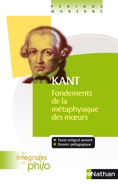 Front cover_Fondements de la métaphysique des moeurs