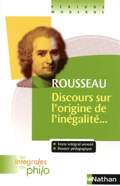 Front cover_Discours sur l'origine et les fondements de l'inégalité parmi les hommes