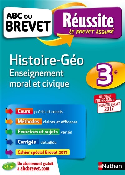 Couverture_Histoire géo, enseignement moral et civique 3e