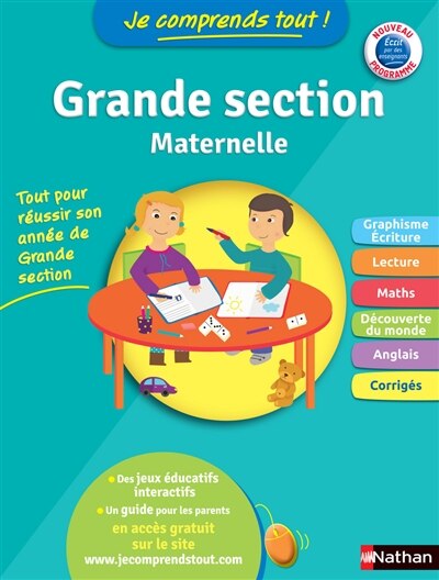 Couverture_Je comprends tout ! Grande section maternelle