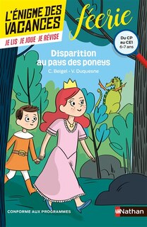 Front cover_Disparition au pays des poneys : du CP au CE1, 6-7 ans : conforme aux programmes