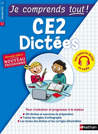 Couverture_Je comprends tout ! Dict&eacute;es CE2