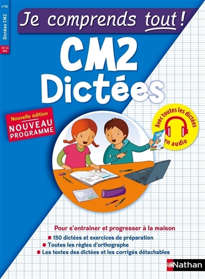 Front cover_Je comprends tout ! Dict&eacute;es CM2
