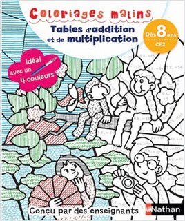 Couverture_Tables d'addition et de multiplication : 8-9 ans, CE2