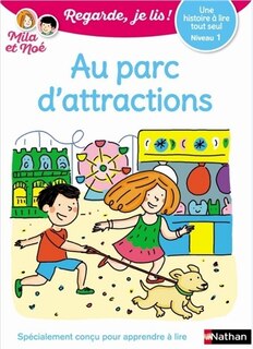 Couverture_Au parc d'attractions : une histoire à lire tout seul, niveau 1