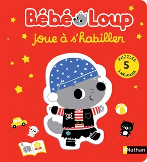 Couverture_Bébé loup joue à s'habiller