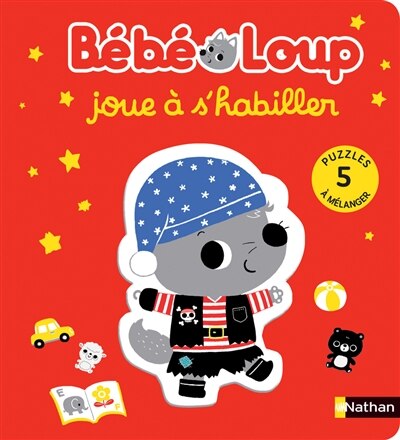 Couverture_Bébé loup joue à s'habiller