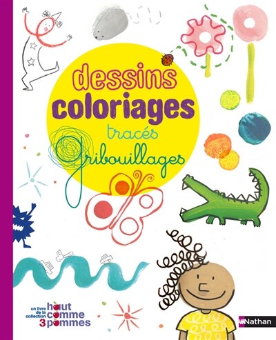 Front cover_Dessins, coloriages, tracés, gribouillages