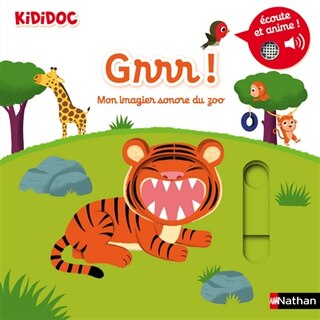 Front cover_Grrr ! : mon imagier sonore du zoo