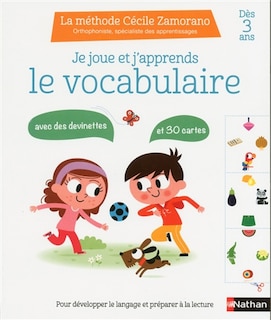 Couverture_Je joue et j'apprends le vocabulaire, dès 3 ans
