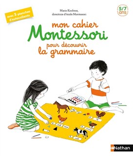 Couverture_Mon cahier Montessori pour découvrir la grammaire