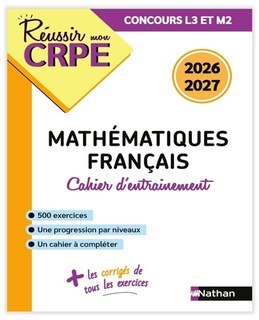 Front cover_Mathématiques, français, cahier d'entraînement