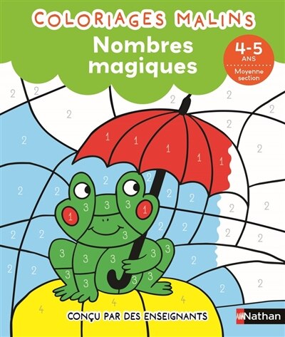 Front cover_Nombres magiques : 4-5 ans, moyenne section