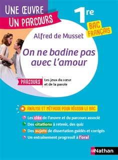 Couverture_Alfred de Musset, On ne badine pas avec l'amour