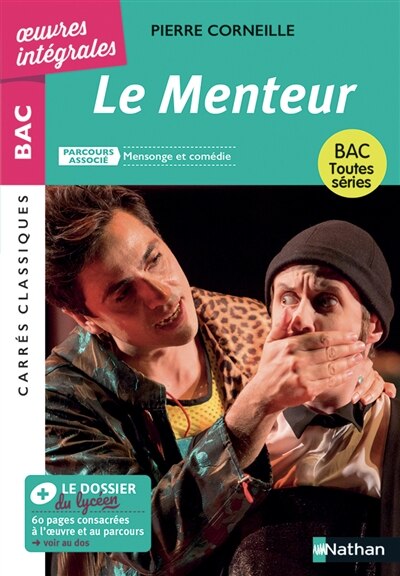 Front cover_Le menteur : parcours associé Mensonge et comédie : bac toutes séries