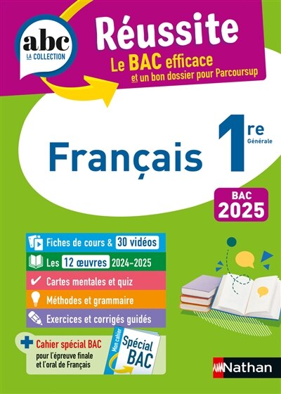 Front cover_Français 1re générale : bac 2025