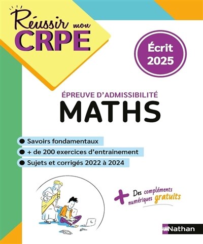 Front cover_Maths, épreuve d'admissibilité