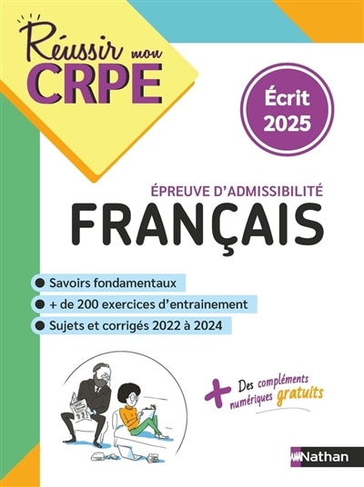 Front cover_Français, épreuve d'admissibilité