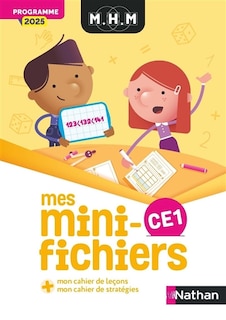 Front cover_Mes mini-fichiers CE1 : + mon cahier de leçons, mon cahier de stratégies : programme 2025