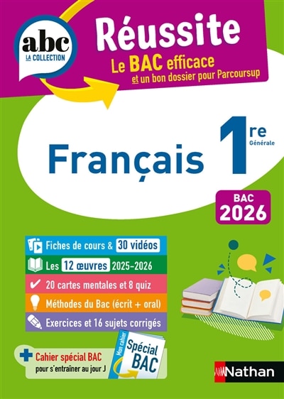Front cover_Français 1re générale : bac 2026