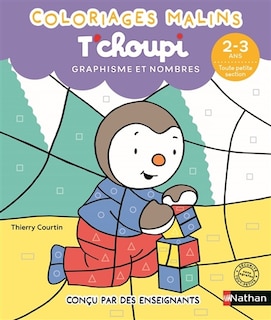 Couverture_T'choupi, graphisme et nombres, 2-3 ans, toute petite section