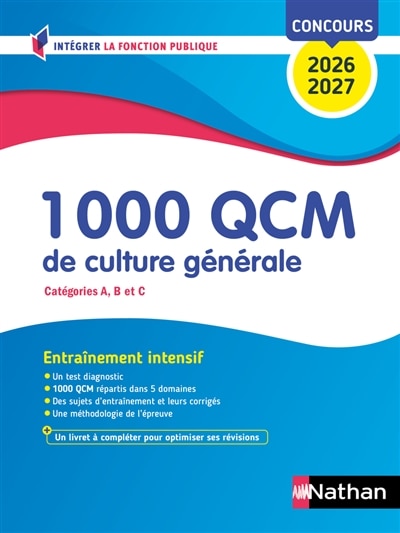 Front cover_1.000 QCM de culture générale