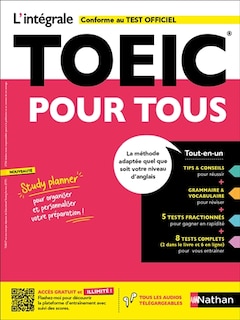 Couverture_L' int&eacute;grale TOEIC pour tous