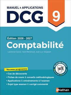 Front cover_Comptabilit&eacute;, DCG 9