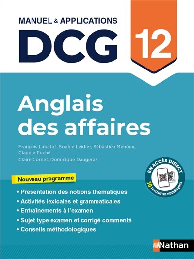 Front cover_Anglais des affaires, DCG 12
