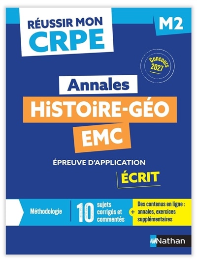 Couverture_Annales histoire, g&eacute;o, EMC
