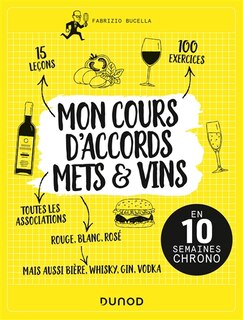 MON COURS D'ACCORDS METS ET VINS