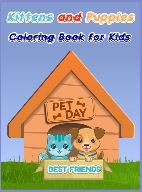 Couverture_Kittens And Puppies Coloring Book For Kids