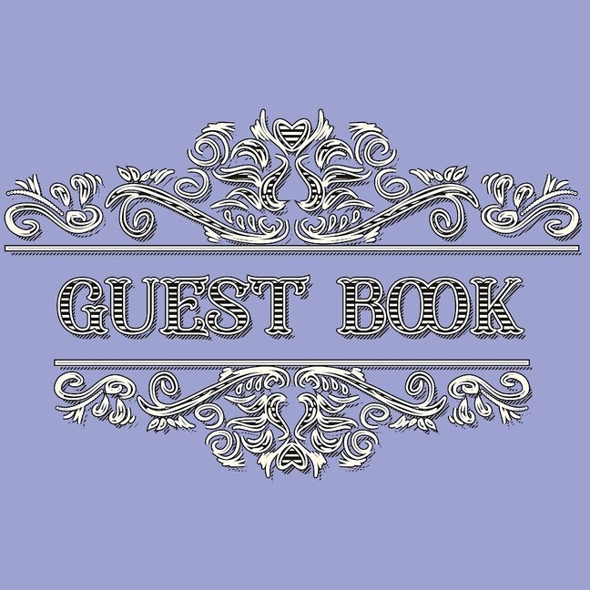 Couverture_Guest Book - Beautiful Guest Book With Names And Notes Space
