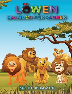 Couverture_Löwen Malbuch für Kinder