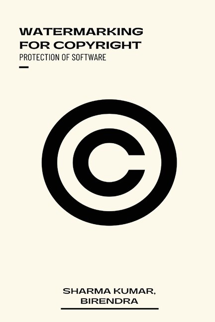 Front cover_Watermarking for Copyright Protection of Software Codes