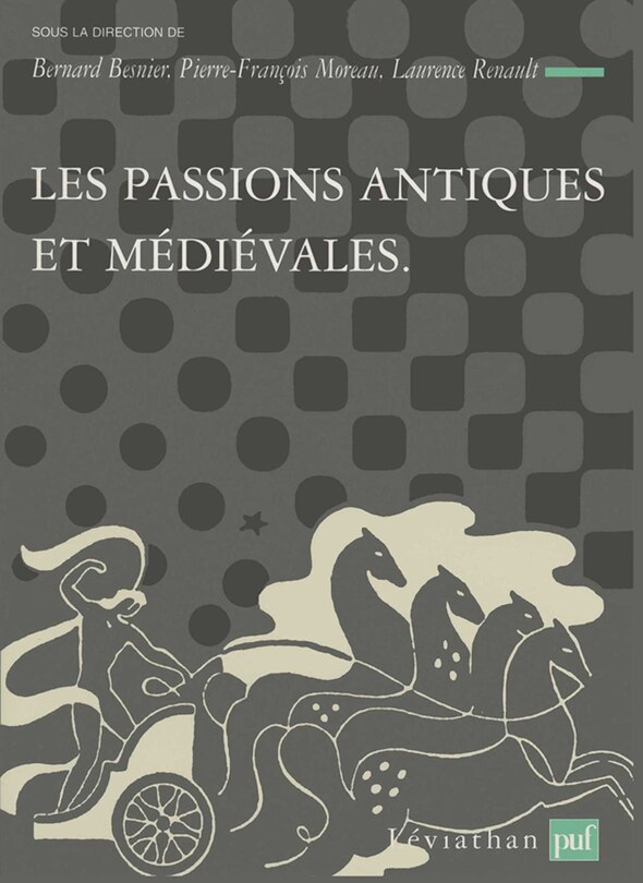 Front cover_Les passions antiques et médiévales