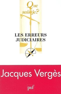 Front cover_Les Erreurs judiciaires
